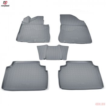Ковер литьевой салонный ПЛ Norplast KIA K5  DL (2019-2022) (черный)