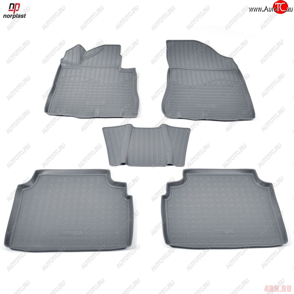 1 р. Ковер литьевой салонный ПЛ Norplast  KIA K5  DL (2019-2022) (черный)  с доставкой в г. Кемерово
