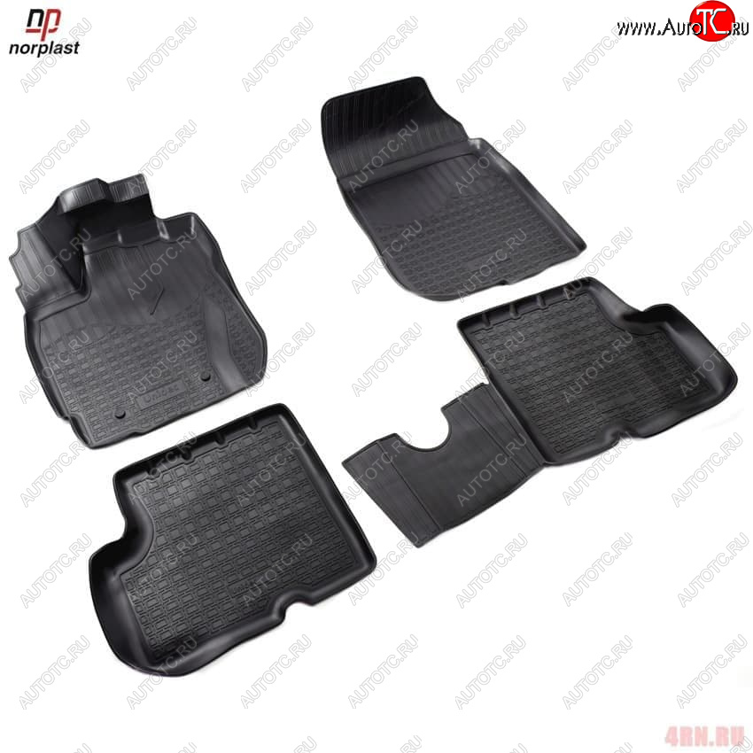 1 р. Ковер литьевой салонный ЗП Norplast  Nissan Terrano  D10 (2013-2016), Renault Duster  HS (2015-2021) (черный)  с доставкой в г. Кемерово
