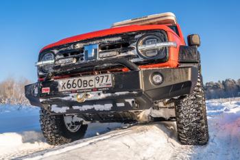 64 849 р. Бампер РИФ силовой передний TANK 300 c защитной центр. дугой, под штатные фары  rift30-11385  с доставкой в г. Кемерово. Увеличить фотографию 37