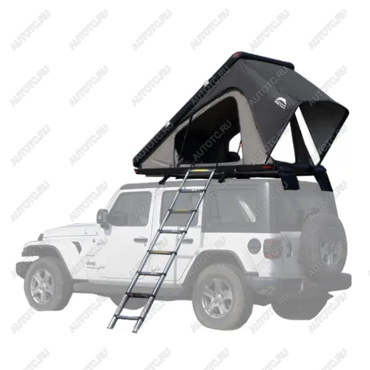 171 999 р. Палатка на крышу автомобиля Wild Land Bush Cruiser 140, лестница 210 см  201045  с доставкой в г. Кемерово