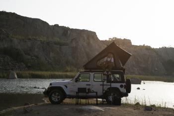 171 999 р. Палатка на крышу автомобиля Wild Land Bush Cruiser 140, лестница 210 см  201045  с доставкой в г. Кемерово. Увеличить фотографию 19