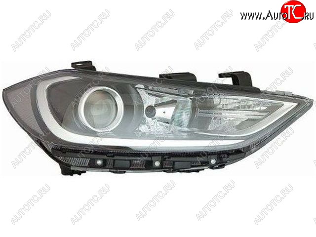 7 749 р. Правая фара (под корректор, диодная) BODYPARTS Hyundai Elantra AD дорестайлинг (2016-2019)  с доставкой в г. Кемерово