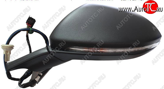 5 899 р. Боковое левое зеркало (электрическое, с подогревом, 6 контактов) BodyParts Volkswagen Golf 7 дорестайлинг, хэтчбэк 5 дв. (2012-2017) (неокрашенное)  с доставкой в г. Кемерово