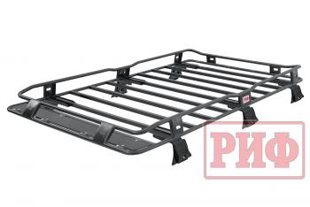 43 449 р. Багажник экспедиционный (корзина) РИФ 1350x2100 мм Toyota Land Cruiser 76 (высота крепежа 135 мм)  rif070-roof3  с доставкой в г. Кемерово. Увеличить фотографию 1
