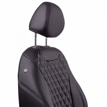 13 949 р. Комплект чехлов для сидений (РЗСиС 60/40 2Г Орегон) БАЙРОН Lord Autofashion   Chevrolet Niva  2123 (2009-2020) рестайлинг (черный, вставка черная, строчка темная-серая)  с доставкой в г. Кемерово. Увеличить фотографию 2