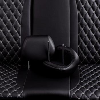 13 949 р. Комплект чехлов для сидений (РЗСиС 60/40 2Г Орегон) БАЙРОН Lord Autofashion   Chevrolet Niva  2123 (2009-2020) рестайлинг (черный, вставка черная, строчка темная-серая)  с доставкой в г. Кемерово. Увеличить фотографию 7