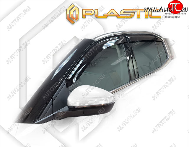 1 999 р. Дефлектора окон CA-Plastic CITROEN C5 Aircross доресталийнг (2017-2022) (Classic полупрозрачный)  с доставкой в г. Кемерово