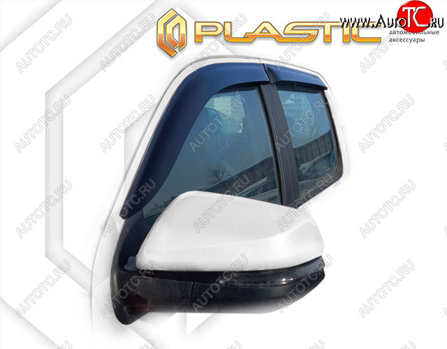 2 099 р. Ветровики дверей CA-Plastic  JAC T8 PRO (2020-2025) (Classic полупрозрачный)  с доставкой в г. Кемерово