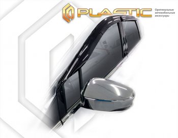 2 079 р. Дефлектора окон (рынок Юго-Восточной Азии) CA-Plastic Mitsubishi Xpander Cross NC1W минивэн рестайлинг (2022-2025) (серия Classic полупрозрачный)  с доставкой в г. Кемерово. Увеличить фотографию 2