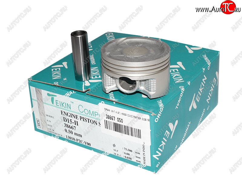 5 599 р. Поршни (к-т 4 шт) HONDA CIVICPARTNER D15B 92- TEIKIN 38667 050  с доставкой в г. Кемерово