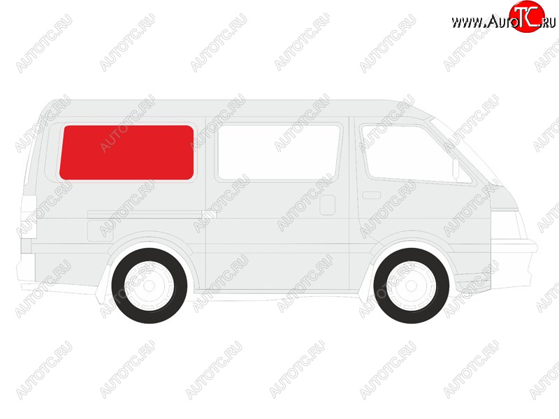 6 599 р. Стекло кузова боковое (не опускное) (Справа Цвет зеленый) Ford Tourneo Connect 02-13 XYG 3743RGDV4RQO SW/RH/X  с доставкой в г. Кемерово
