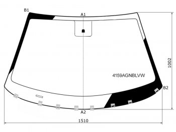 9 699 р. Стекло лобовое HYUNDAI TUCSON 15-21 FUYAO 4159AGNBLVW  с доставкой в г. Кемерово. Увеличить фотографию 1