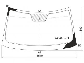 6 299 р. Стекло лобовое Kia Soul 08-14 FUYAO 4434AGNBL  с доставкой в г. Кемерово. Увеличить фотографию 1