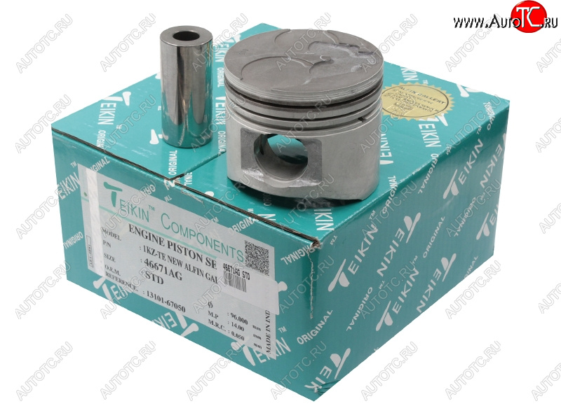 25 999 р. Поршень (к-т 4 шт с охлаждением) STD TOYOTA LAND CRUISER PRADOHIACE 1KZTE 96-02 TEIKIN 46671AG STD  с доставкой в г. Кемерово