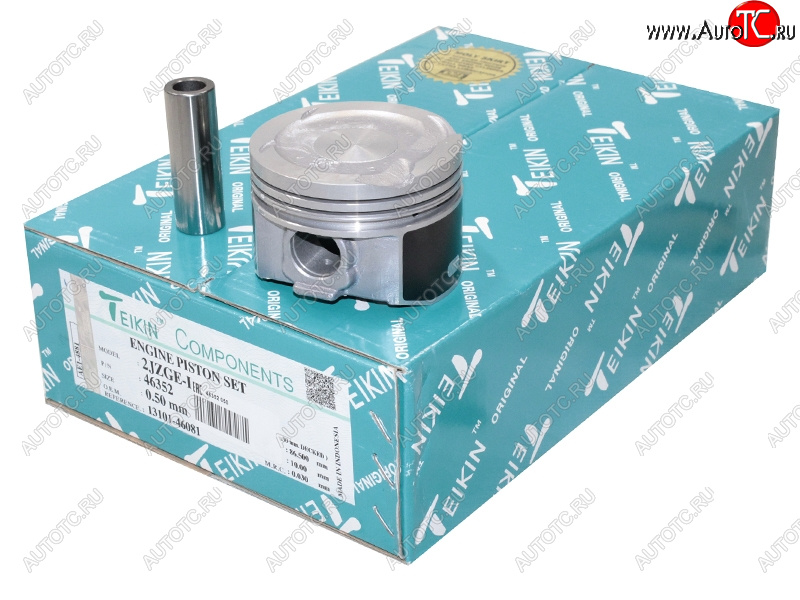 13 899 р. Поршни (к-т 6 шт) 050 TOYOTA ARISTOCHASERALTEZACROWN 2JZ-GE 98-05 TEIKIN 46352 050  с доставкой в г. Кемерово