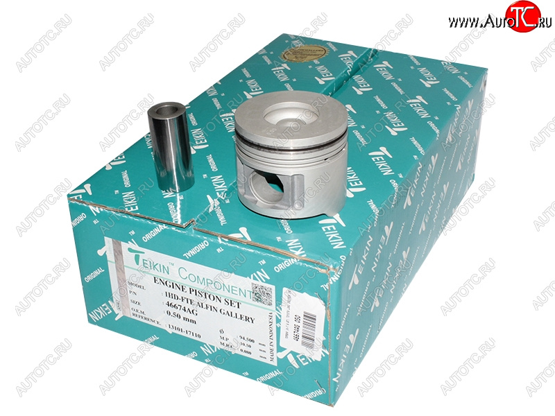35 699 р. Поршень (к-т 6 шт с охлаждением) TOYOTA LAND CRUISER 1HD-FTE 98-02 TEIKIN 46674AG 050  с доставкой в г. Кемерово