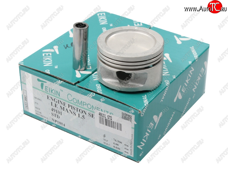 4 699 р. Поршни (к-т 4 шт) STD DAEWOO LANOS/NEXIA 1.5 G15MF/A15SM 94- TEIKIN 49101 STD, 49101std TEIKIN 49101 STD  с доставкой в г. Кемерово