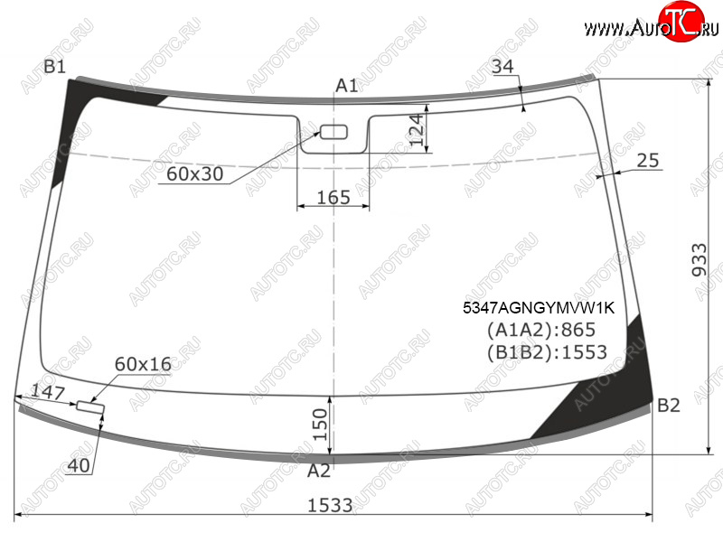8 649 р. Стекло лобовое (Датчик дождя) Mercedes-Benz E-Class 02-09 FUYAO 5347AGNGYMVW1K  с доставкой в г. Кемерово