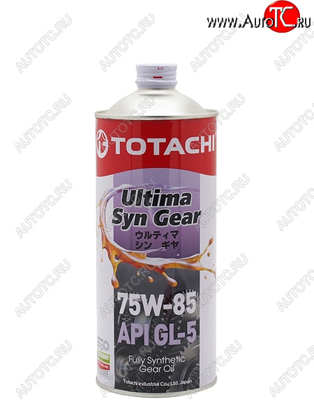 1 769 р. Масло трансмиссионное синтетическое TOTACHI Ultra Syn-Gear 75W-85 1л TOTACHI G3201  с доставкой в г. Кемерово