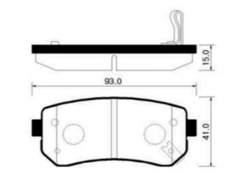 1 679 р. Колодки тормозные задние LH-RH SAT  Hyundai Creta (GS), Tucson (TL,  NX4), KIA Ceed (1 ED,  2 JD,  3 CD), Cerato (2 TD,  3 YD,  4 BD), Rio (2 JB), Sportage (2 JE,KM,  3 SL,  4 QL,  5 NQ5)  с доставкой в г. Кемерово. Увеличить фотографию 1