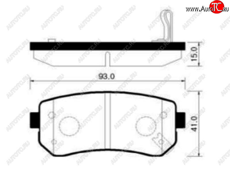 1 679 р. Колодки тормозные задние LH-RH SAT  Hyundai Creta (GS), Tucson (TL,  NX4), KIA Ceed (1 ED,  2 JD,  3 CD), Cerato (2 TD,  3 YD,  4 BD), Rio (2 JB), Sportage (2 JE,KM,  3 SL,  4 QL,  5 NQ5)  с доставкой в г. Кемерово