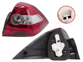 Фонарь задний Renault Megane 02-06 (Справа 4D SED с платой) MARS M511222