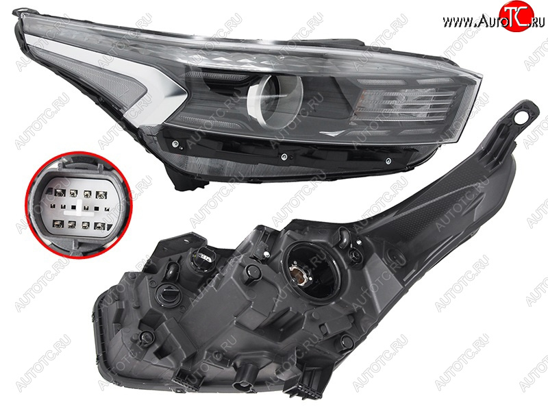 22 999 р. Фара правая (галоген, ДХО) SAT  KIA Cerato  4 BD (2021-2025) рестайлинг седан  с доставкой в г. Кемерово