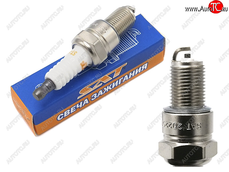 99 р. Свеча зажигания CHEVROLET AVEOKALOS 05-LADA GRANTAKALINALARGUS 11-NIVA 76-MMC L200 86-07 SAT ST-177-0031  с доставкой в г. Кемерово