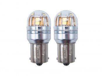 829 р. Лампа дополнительного освещения 12V P21W 2.8W320LM  Canbus LED (Комплект 2 шт.) SAT ST-175-0064  с доставкой в г. Кемерово. Увеличить фотографию 1