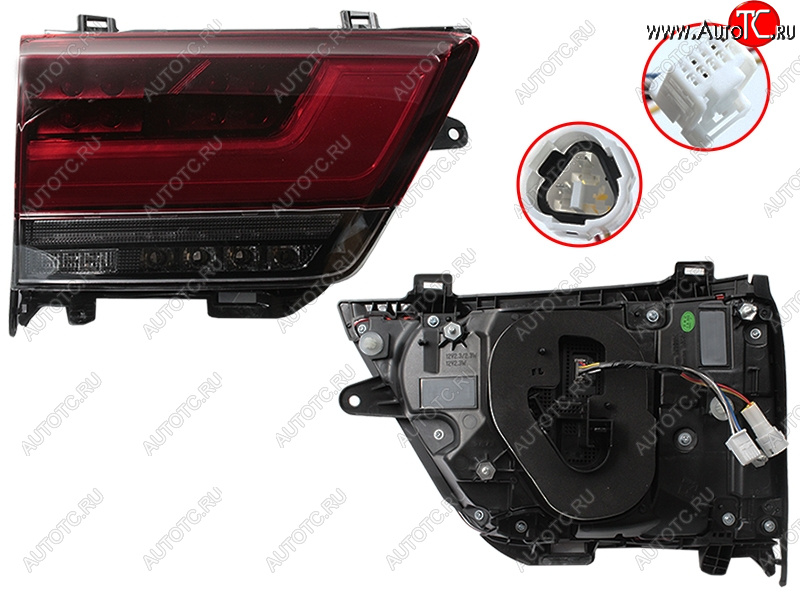 9 799 р. Фонарь в крышку багажника Toyota Land Cruiser (J300) 21- (Слева LED) SAT ST-212-1357L  с доставкой в г. Кемерово
