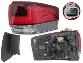 Фонарь задний Toyota Land Cruiser (J300) 21- (Справа LED) SAT ST-212-19LCR
