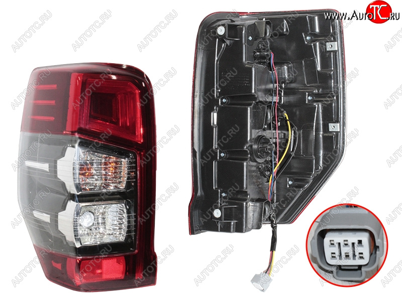 9 599 р. Фонарь задний левый SAT  Mitsubishi L200  5 KK,KL (2018-2022) рестайлинг  с доставкой в г. Кемерово