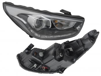 Фара правая (LED, ДХО) SAT Hyundai IX35  LM (2013-2018) рестайлинг