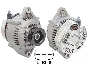 Генератор TOYOTA HILUX 98-05 HIACE 98-06 LAND CRUISER PRADO 96-02 23ZFE 12V 70A SAT ST-27060-75150