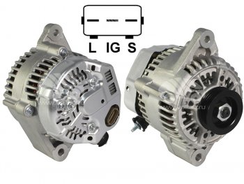Генератор TOYOTA LAND CRUISER PRADO 5VZFE 95-02HILUX SURF VZN18# 5VZFE  95-02 12V 80A SAT ST-27060-62160