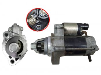 Стартер (0,7 kW/ Z=9 квадратная фишка)SAT Honda Fit  2 (2010-2012) GE 1-ый рестайлинг