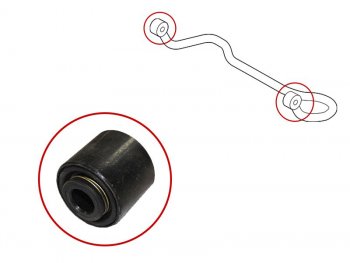 Втулка стабилизатора Toyota Land Cruiser Prado (J150) 09-20  Lexus GX 02-19  Toyota 4Runner 02-09 SAT ST-48805-60130B