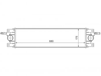 Интеркулер RENAULT MASTER 97-10OPEL MOVANO 98-10NISSAN INTERSTAR 97-10 SAT ST-77010-43695