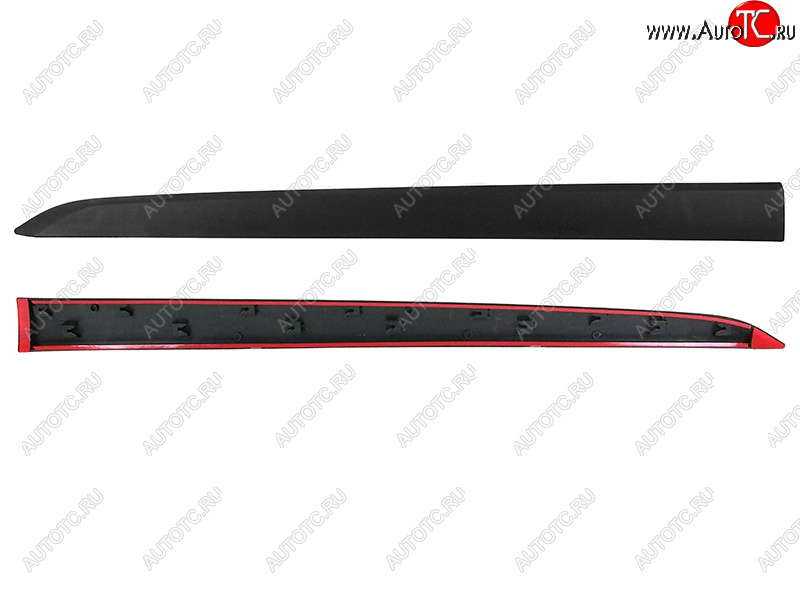 2 389 р. Накладка двери Kia Rio X-Line 17-22 (Спереди Слева Снизу) SAT ST-81-0003  с доставкой в г. Кемерово