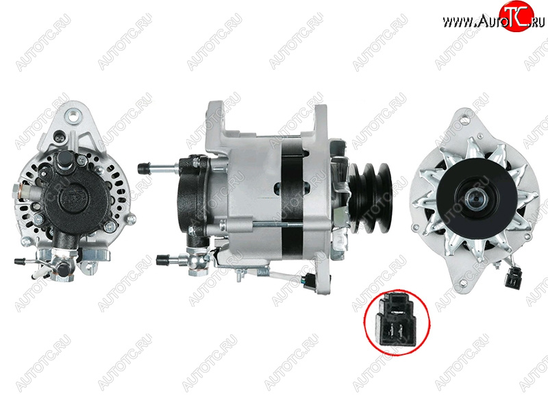 10 449 р. Генератор TOYOTA DYNA 100150 2.4D 87-88HIACE 87-95HI-LUX 2.4D RNLNYN 12V 55A 88-05 2L3L SAT ST-85-0098  с доставкой в г. Кемерово