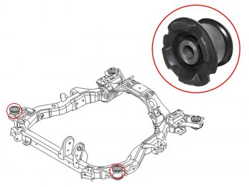 1 199 р. Сайлентблок Chevrolet Captiva 06-15  Opel Antara 06-15  Daewoo Winstorm 06-10 SAT ST-96626232B  с доставкой в г. Кемерово. Увеличить фотографию 1