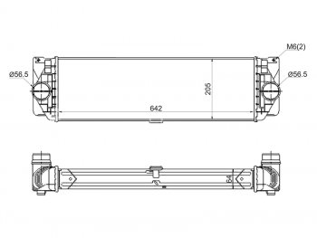 Интеркулер MERCEDES SPRINTER 05- SAT ST-A9065010201