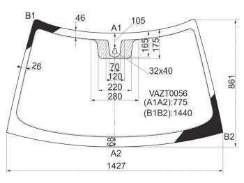 4 599 р. Стекло лобовое (Датчик дождя) LADA 2110 95-14  2111 97-14  2112 99-09  Priora 07-18 KMK VAZT0056  с доставкой в г. Кемерово. Увеличить фотографию 1