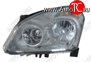0 р. Левая фара (c электрокорректором) CHINA  Nissan Qashqai  1 (2007-2010) дорестайлинг  с доставкой в г. Кемерово