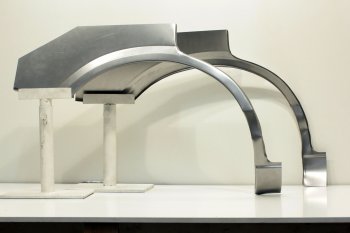 Задние ремонтные арки (комплект) AUTOFERRUM Nissan Wingroad  2 Y11 (1999-2005) дорестайлинг универсал, рестайлинг универсал (Оцинкованная сталь 1 мм.)