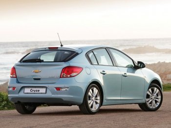 Задние ремонтные арки (комплект) AUTOFERRUM Chevrolet Cruze ( HR51S,HR81S,  J305) (2001-2015) хэтчбек (Япония), хэтчбек дорестайлинг, хэтчбек рестайлинг (Оцинкованная сталь 0,8 мм.)