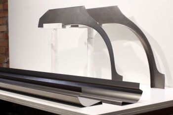 Задние ремонтные арки и пороги AUTOFERRUM KIA Spectra (2000-2009) (Холоднокатаная сталь 1 и 1.2 мм)