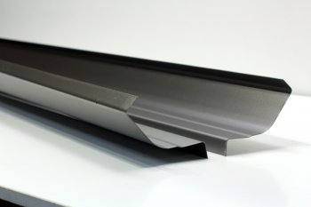 Комплект ремонтных порогов (с усилителем) AUTOFERRUM Honda Jazz (2001-2008) (Оцинкованная сталь 1 мм.)