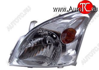 0 р. Левая фара (под корректор) CHINA Toyota Land Cruiser Prado J120 (2002-2009)  с доставкой в г. Кемерово